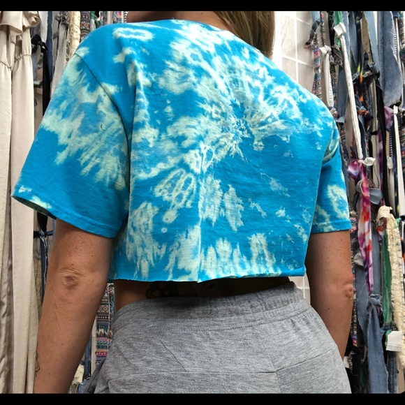 DEATH ANGEL band cropped and tie dyed tee! - Picture 4 of 4